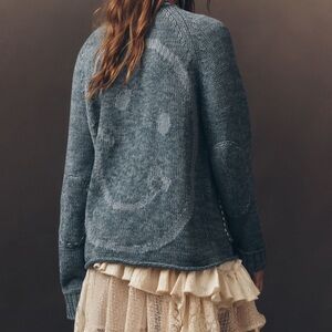 Kerri Rosenthal Smiley poppy Women's cardigan